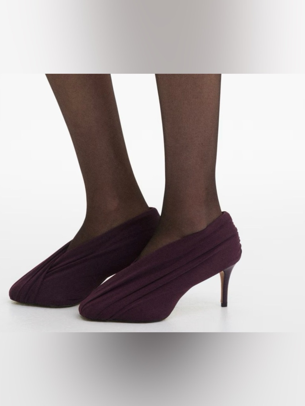H&M studio collection  draped pumps